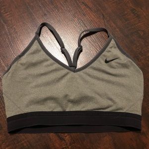 Grey Nike Sports Bra